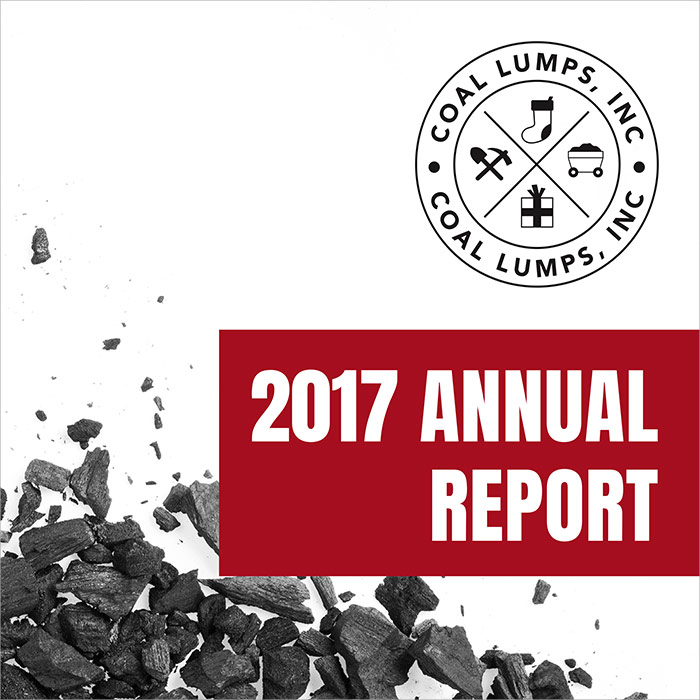 2017 Coal Lumps, Inc. Annual Report Cover